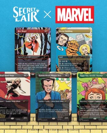 Secret Lair Drop Series  2026 : Chaos Vault Superdrop: Secret Lair   Marvel: Spinner Rack Specials  Regular
