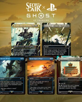 Secret Lair Drop Series  2025 : The Playstation Superdrop: Secret Lair   Ghost Of Tsushima  Regular