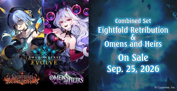 Shadowverse: Evolve Tcg: Booster Set 19-20 Combined : Eightfold Retribution Omens And Heirs Booster Display Box Med 12 Pakker