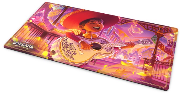 Spillemåtte Playmat Disney Lorcana Tcg: Set 14 Hyperia City: Miguel Rivera Promising Musician