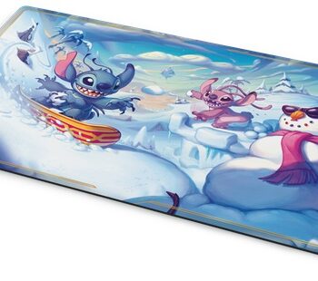 Spillemåtte  Playmat  Disney Lorcana Tcg: Set 14 Hyperia City: Stitch And Angel In Winterspell