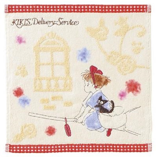 Studio Ghibli Kiki Delivery Service Mini-towel: Kiki On Her Broom