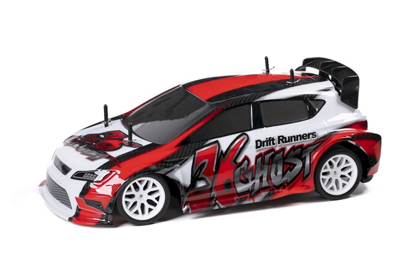 Tec-toy Remote Controlled Car Ghost      :10   4ghz   2v 300mah  Ni-mh  Red