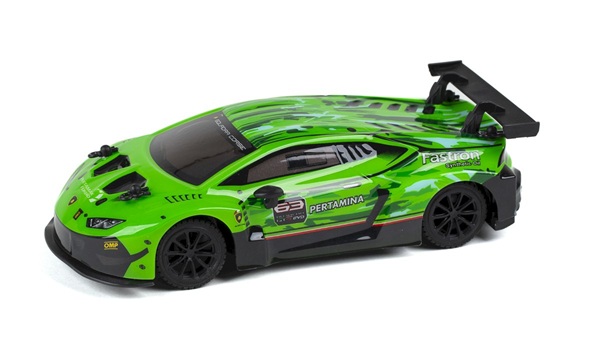 Tec-toy Remote Controlled Car Lamborghini Huracan Gt3      :24   4ghz  Green