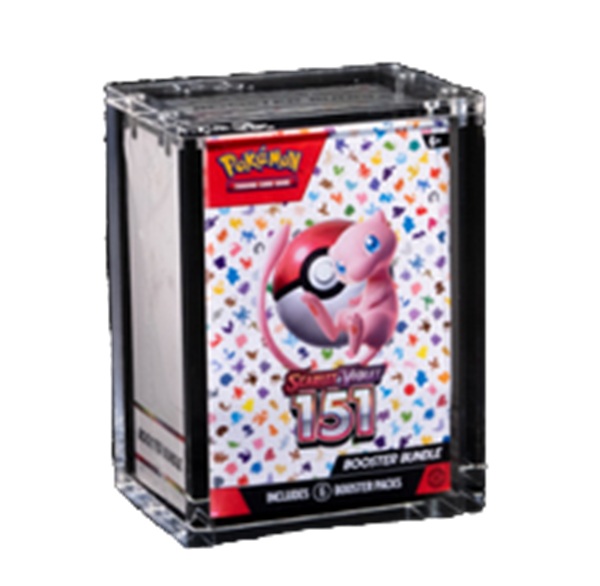 The Acrylic Box Acrylic Case Akrylkasse Pokemon Booster Bundle Display