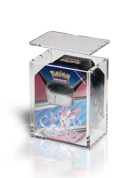 The Acrylic Box Acrylic Case  Akrylkasse  Pokemon Tin Regular Tin Display Guard