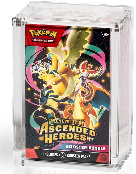 The Acrylic Box Acrylic Display Case Akrylkasse Pokémon Booster Bundle V2