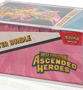 The Acrylic Box Acrylic Display Case  Akrylkasse  Pokémon Ver   Booster Bundle Display V2