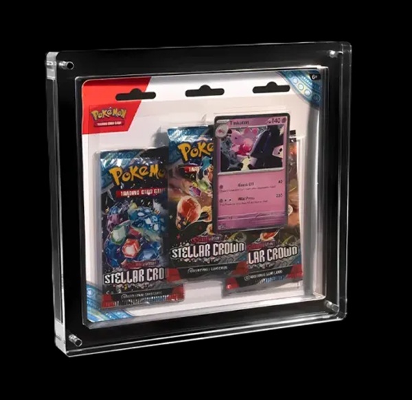 The Acrylic Box Acrylic Display Case Akrylkasse Pokemon -pack Blister