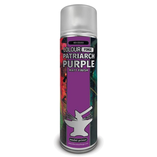 The Colour Forge Spray Model Primer : Signature Series Patriarch Purple 500ml