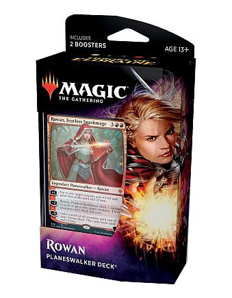 Throne Of Eldraine Planeswalker Deck V2: Rowan   Boosters  Magic The Gathering