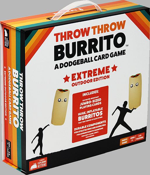 Throw Throw Burrito Extreme Outdoor Version Dodgeball Card Game