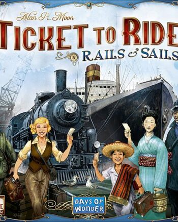 Ticket To Ride Engelsk Grundspil Rails   Sails