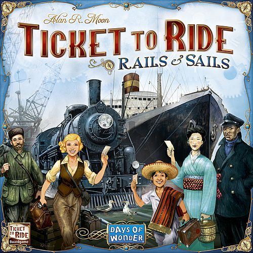 Ticket To Ride Engelsk Grundspil Rails Sails