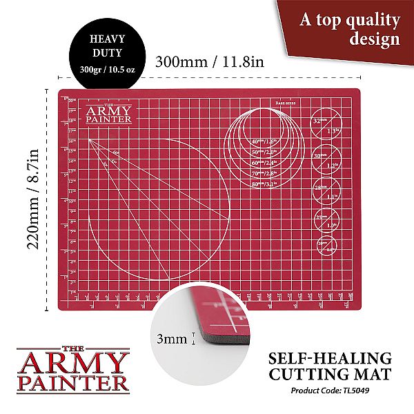 Tools Army Painter Self-healing Cutting Mat 2019 Tl5049