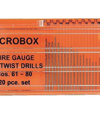 Tools Vallejo Microbox Drill Set  20 Drills  61-80