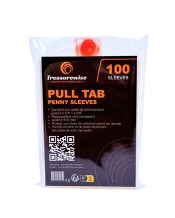 Treasurewise Pull Tab Penny Sleeves  100 Kortlommer
