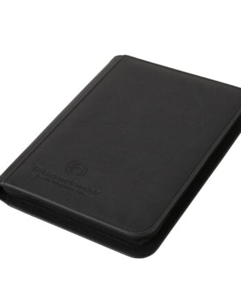 Treasurewise Wiseguard: Mini Zippered  -pocket Binder  Holder 160 Kort  Black