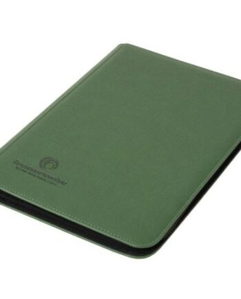 Treasurewise Wiseguard: Zippered  -pocket Binder  Holder 360 Kort  Green
