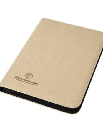 Treasurewise Wiseguard: Zippered  -pocket Binder  Holder 360 Kort  White