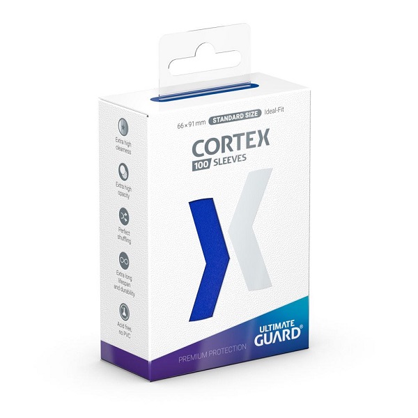 Ultimate Guard Cortex Sleeves Kortlommer Standard Size Blue 100 Sleeves