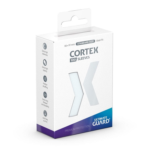 Ultimate Guard Cortex Sleeves Kortlommer Standard Size Transparent 100 Sleeves