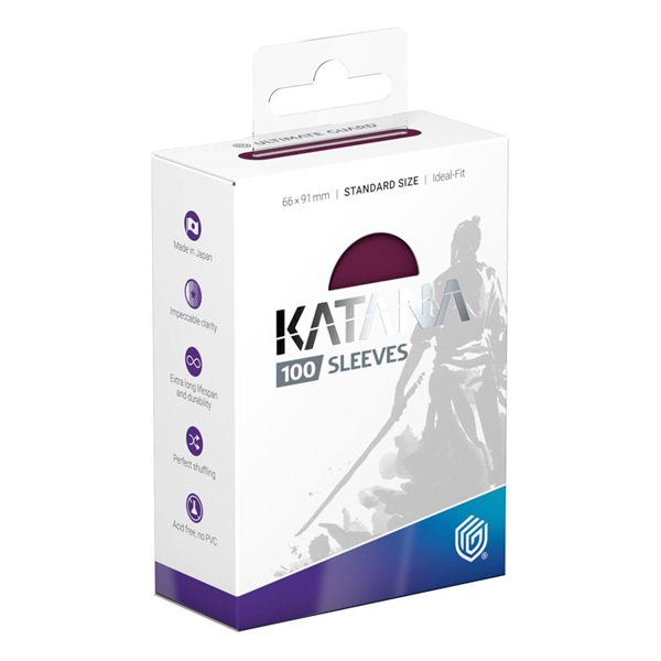 Ultimate Guard Katana Sleeves Kortlommer Standard Size Radiant Plum 100 Sleeves