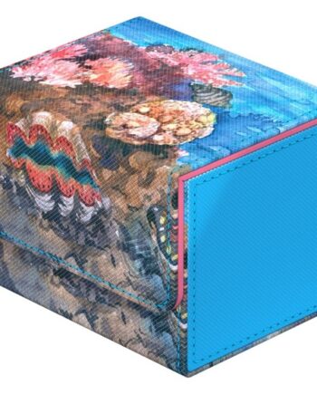 Ultimate Guard Sidewinder Deck Case  Deck Box  100  Standard Size Xenoskin: Coral Places Seablue Hush