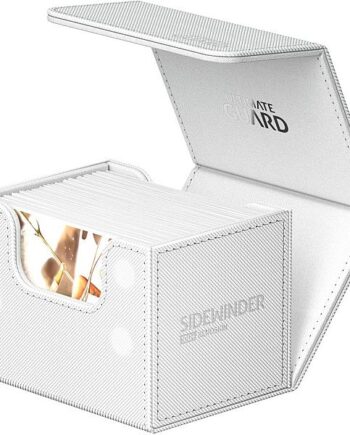 Ultimate Guard Sidewinder Deck Case  Deck Box  100  Standard Size Xenoskin Monocolor White  Hvid