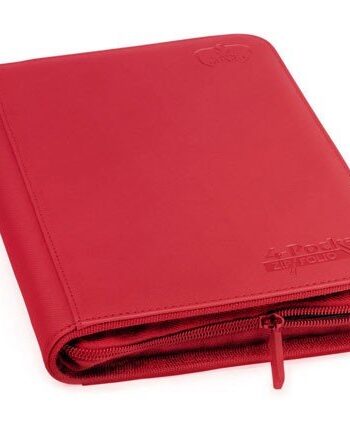 Ultimate Guard    -pocket Zipfolio  Mappe  Holder 160 Kort  Xenoskin Red  Rød