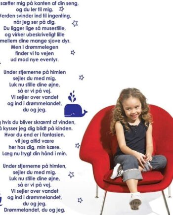 Under Stjernerne På Himlen Hele Sangen Wallsticker