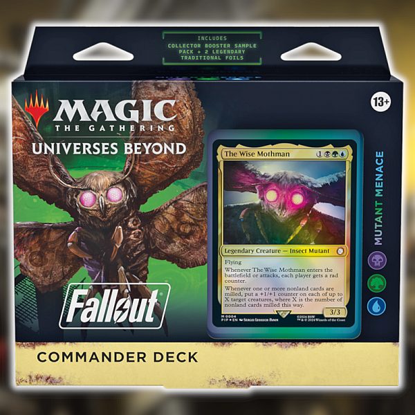 Universes Beyond: Fallout Commander Edh Multiplayer Magic Deck: V4 Mutant Menace 100 Kort