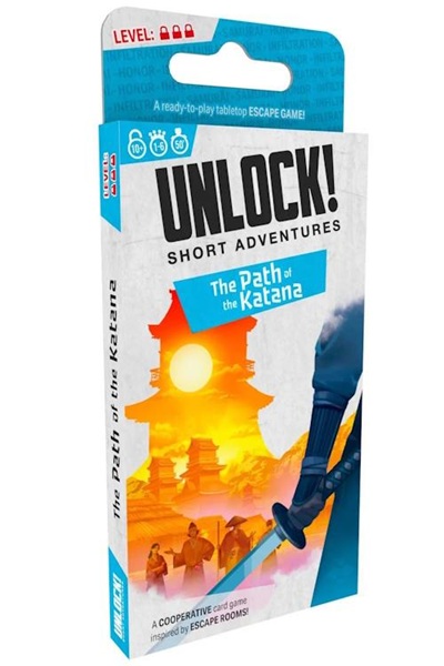 Unlock Short Adventures 14: The Path Of The Katana Engelsk Cooperative Escape Room Puzzle Card Game