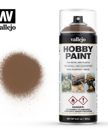 Vallejo Hobby Paint Primer Sprays: Beasty Brown 400ml