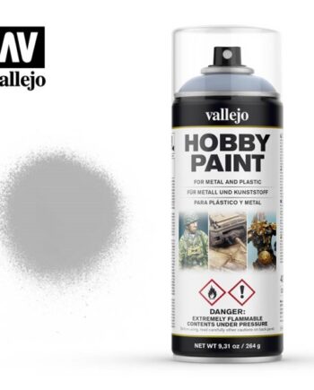 Vallejo Hobby Paint Primer Sprays: Grey 400ml
