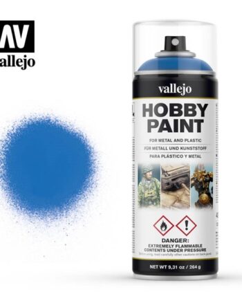 Vallejo Hobby Paint Primer Sprays: Magic Blue 400ml