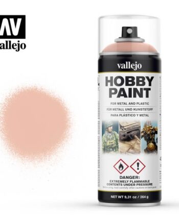 Vallejo Hobby Paint Primer Sprays: Pale Flesh 400ml