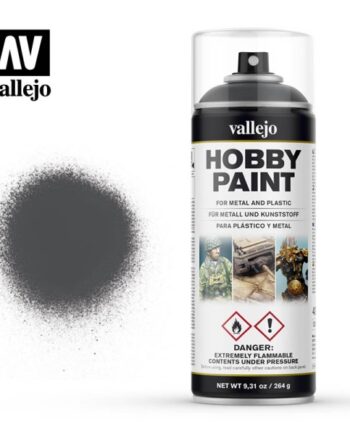 Vallejo Hobby Paint Primer Sprays: Panzer Grey 400ml
