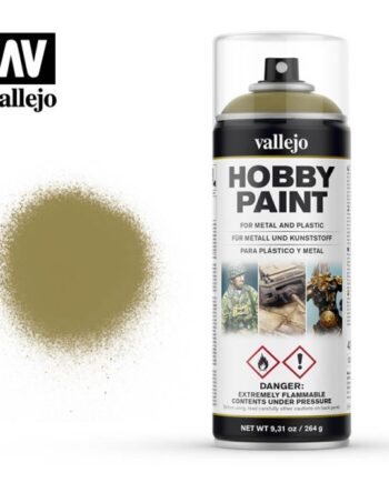 Vallejo Hobby Paint Primer Sprays: Panzer Yellow 400ml