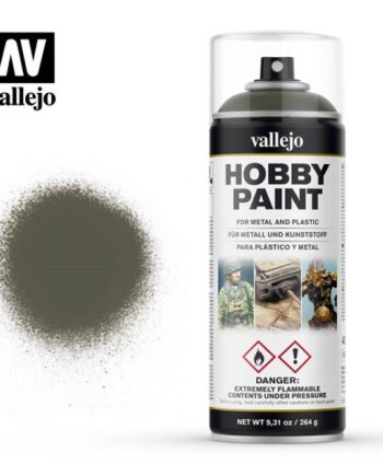 Vallejo Hobby Paint Primer Sprays: Russian Green 4bo 400ml