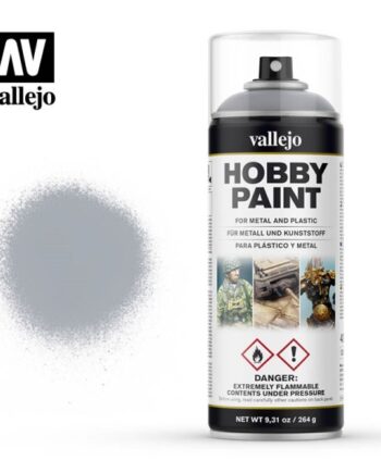 Vallejo Hobby Paint Primer Sprays: Silver 400ml