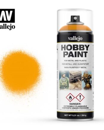 Vallejo Hobby Paint Primer Sprays: Sun Yellow 400ml