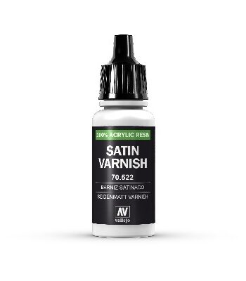 Vallejo Maling Auxiliaries: Satin Varnish 17ml