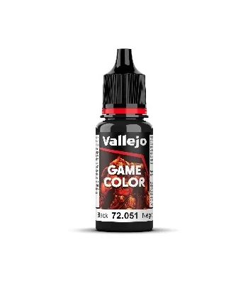 Vallejo Maling Game Color: Black 17ml