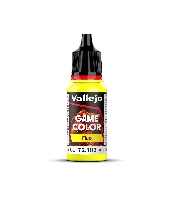 Vallejo Maling Game Color: Fluo Yellow 17ml