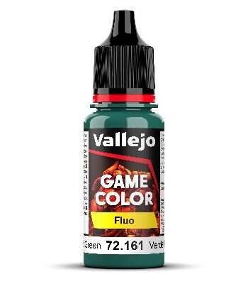Vallejo Maling Game Color: Fluorescent Cold Green 18ml