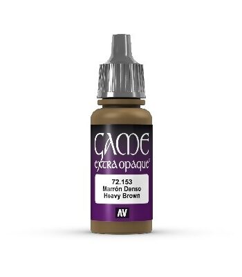 Vallejo Maling Game Color: Heavy Brown 17ml