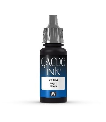 Vallejo Maling Game Color: Ink Black 17ml