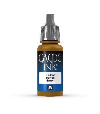 Vallejo Maling Game Color: Ink Brown 17ml