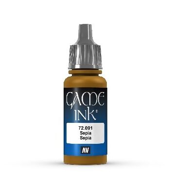 Vallejo Maling Game Color: Ink Sepia 17ml